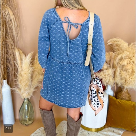 Denim Dress - Picture 3 of 4